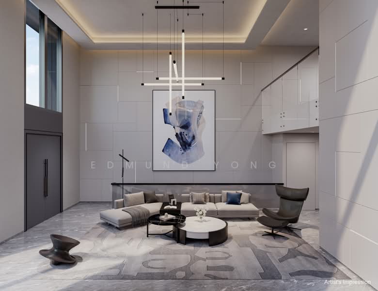 DISTRICT 11 | CHANCERY HILL COLLECTION | Brand New FREEHOLD 2 Storey Semi Detached, Chancery Hill Road, 6 Bedrooms, 6,560 sqft, Semi-Detached House For Sale, by Edmund Yong, 500197751 - Living Room - PropertyGuru.com.sg