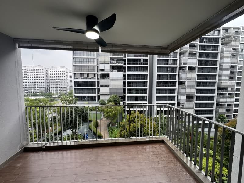 Twin Waterfalls, 106 Punggol Walk, 3 Bedrooms, 1,087 sqft, Executive Condominium For Rent, by Mark Yeo (杨复中), 500197784 - Balcony - PropertyGuru.com.sg