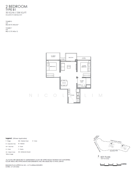 River Modern, River Galley Green, 2 Bedrooms, 538 sqft, Condominium For Sale, by Nicole Lim, 500197797 - PropertyGuru.com.sg