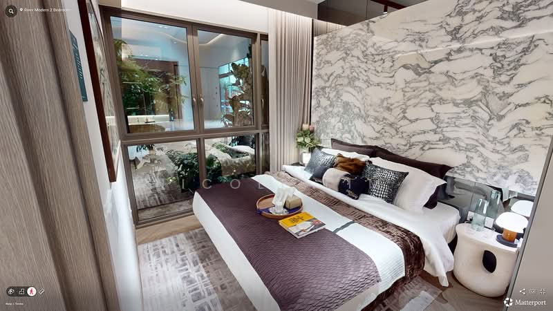 River Modern, River Galley Green, 2 Bedrooms, 538 sqft, Condominium For Sale, by Nicole Lim, 500197797 - Bedroom - PropertyGuru.com.sg