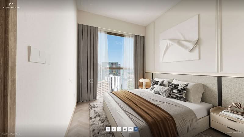 River Modern, River Galley Green, 3 Bedrooms, 904 sqft, Condominium For Sale, by Nicole Lim, 500197807 - Bedroom - PropertyGuru.com.sg