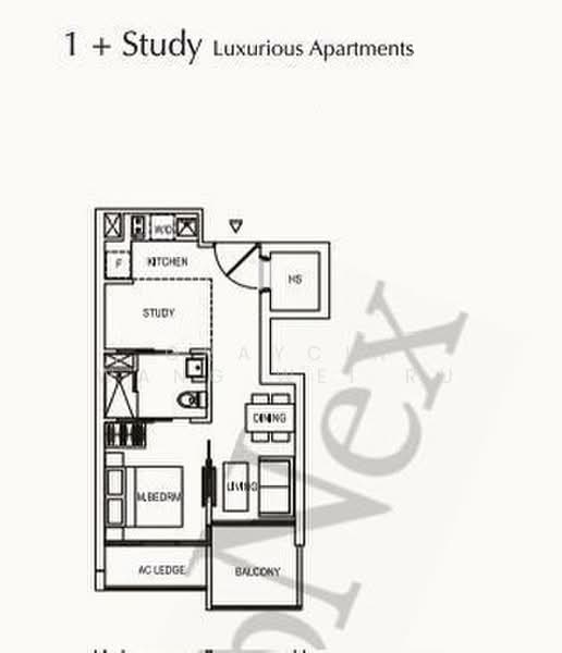 Robinson Suites, 50 Robinson Road, 1 Bedroom, 484 sqft, Condominium For Rent, by Graycin Wang Wei Ru, 500197823 - PropertyGuru.com.sg