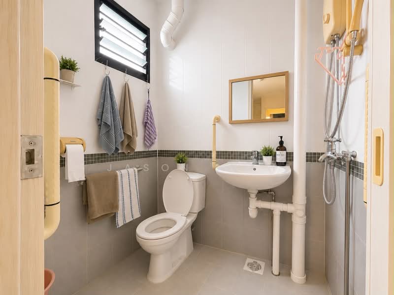 602 Clementi West Street 1, 602 Clementi West Street 1, 2 Bedrooms, 721 sqft, HDB Flat For Sale, by Jason Seah, 500197827 - Bathroom - PropertyGuru.com.sg