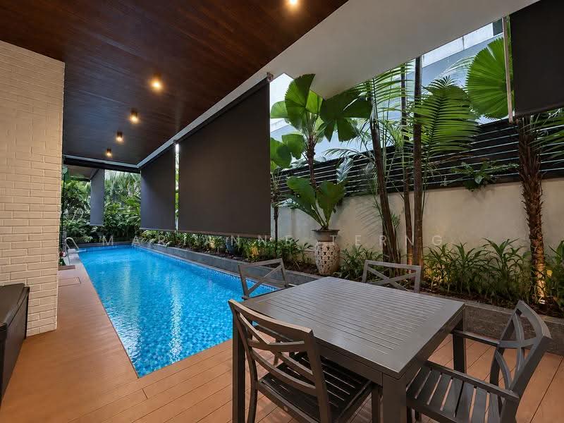 Serangoon Garden Estate, Burghley Drive, Hougang / Punggol / Sengkang, 6 Bedrooms, 4,500 sqft, Semi-Detached House For Rent, by Marianne Terng, 500197847 - Pool Deck - PropertyGuru.com.sg