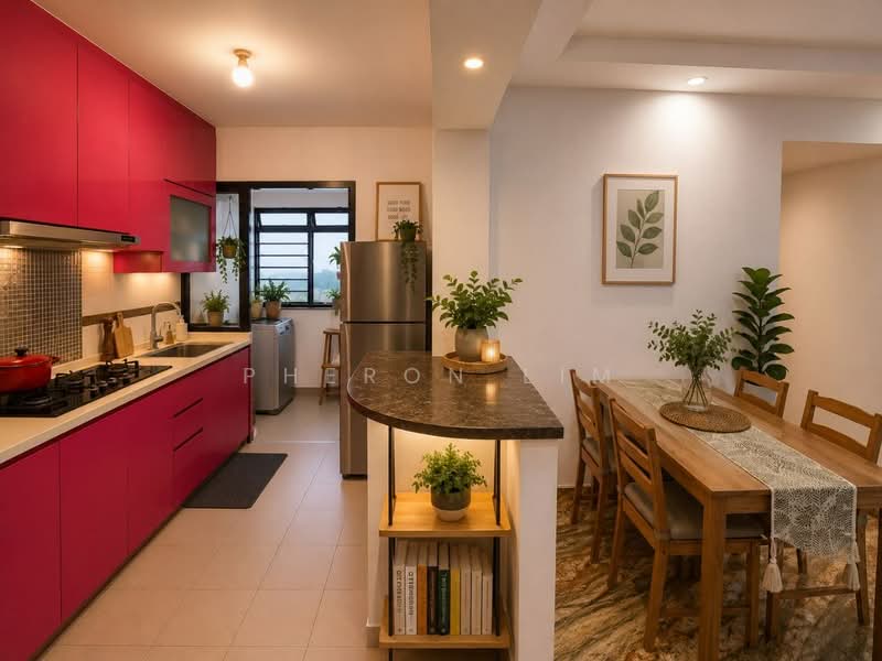 473A Fernvale Street, 473A Fernvale Street, 2 Bedrooms, 732 sqft, HDB Flat For Rent, by Pheron Lim, 500197917 - Kitchen - PropertyGuru.com.sg