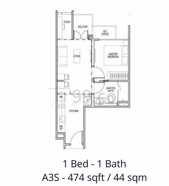 The Tapestry, 59 Tampines Street 86, Studio, 474 sqft, Condominium For Rent, by Ken Lim, 500197984 - PropertyGuru.com.sg