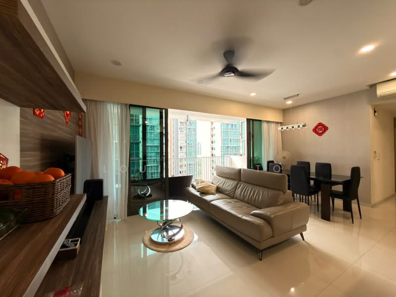 The Terrace, 88 Edgedale Plains, 4 Bedrooms, 1,313 sqft, Executive Condominium For Sale, by Louise Sito, 500198039 - Living Room - PropertyGuru.com.sg