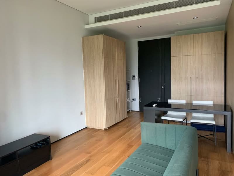 OUE Twin Peaks, 33 Leonie Hill Road, 1 Bedroom, 570 sqft, Condominium For Rent, by Sylvia Tan Z M, 500198160 - Living Room - PropertyGuru.com.sg