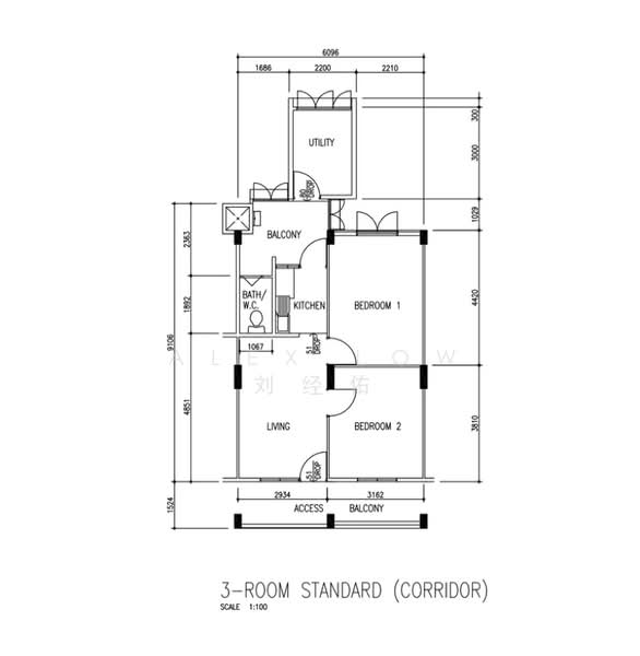 30 Jalan Klinik, 30 Jalan Klinik, 2 Bedrooms, 624 sqft, HDB Flat For Sale, by Alex Low 刘经佑, 500198214 - PropertyGuru.com.sg