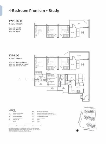 Pinery Residences, Tampines Street 94, 4 Bedrooms, 1,195 sqft, Condominium For Sale, by Audreey Tan, 500198224 - PropertyGuru.com.sg