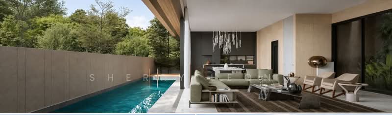 Exclusive Semi-D With Lift And Pool Located At Prime District 10, Hillcrest Road, Bukit Timah, 5 Bedrooms, 6,764 sqft, Semi-Detached House For Sale, by Sherry Leong, 500198233 - Living Room - PropertyGuru.com.sg