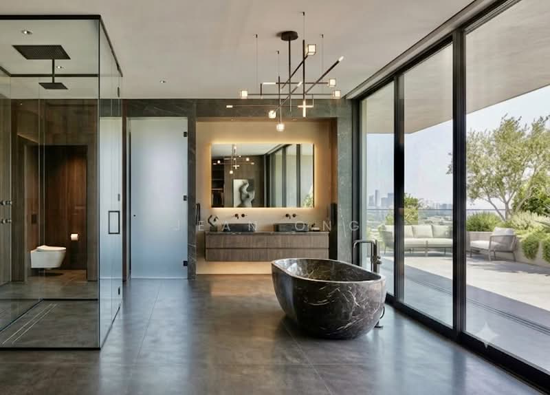 ✽✽1KM ACS/CHIJ ✽ D11 BRAND NEW 5 STY BUNGALOW ✽ INFINITY POOL ✽ PARK 4 ✽ BASEMENT 93571119, Chancery/Gentle/Gilstead Buckley/Goldhill/Barker/Dyson, 6 Bedrooms, 10,375 sqft, Detached House For Sale, by Jean Ong, 500198239 - Bathroom - PropertyGuru.com.sg