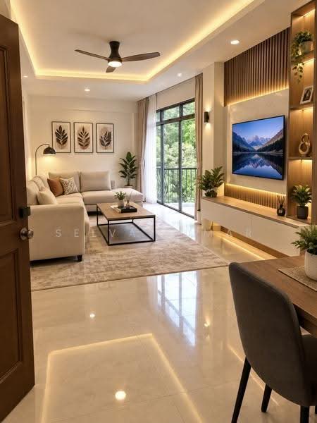 Hillview Apartments, 71 Hillview Avenue, Dairy Farm / Bukit Panjang / Choa Chu Kang, 3 Bedrooms, 1,216 sqft, Apartment For Sale, by Selva Kumar, 500198258 - Living Room - PropertyGuru.com.sg