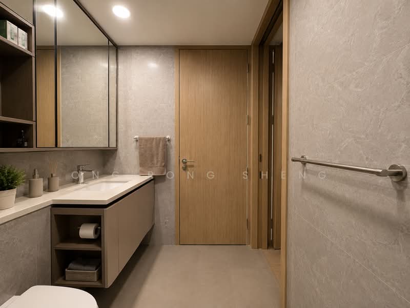 The Tapestry, 51 Tampines Street 86, 1 Bedroom, 474 sqft, Condominium For Rent, by Ong Rong Sheng, 500198356 - Bathroom - PropertyGuru.com.sg
