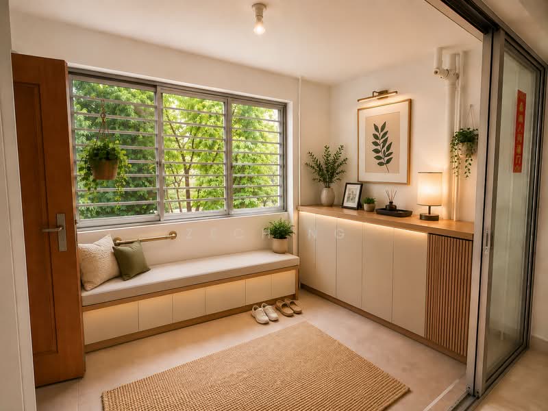1300SQFT SPACIOUS 5R FLAT IN HOUGANG!, Hougang Avenue 10, 3 Bedrooms, 1,292 sqft, HDB Flat For Sale, by Zech Ng, 500198383 - Entrance - PropertyGuru.com.sg