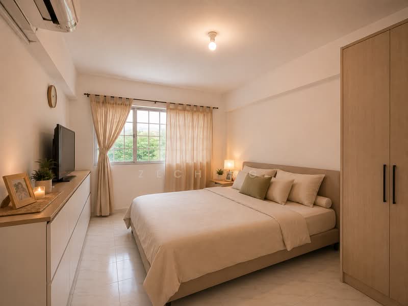 1300SQFT SPACIOUS 5R FLAT IN HOUGANG!, Hougang Avenue 10, 3 Bedrooms, 1,292 sqft, HDB Flat For Sale, by Zech Ng, 500198383 - Bedroom - PropertyGuru.com.sg