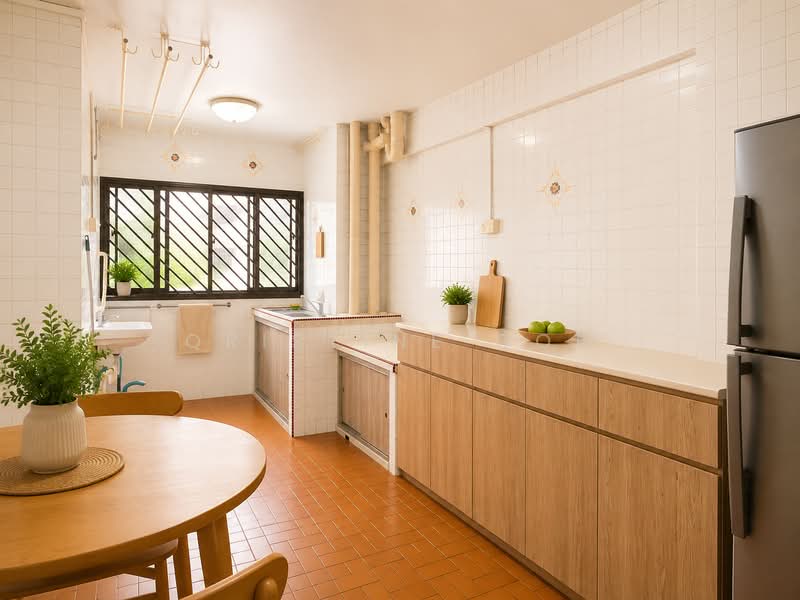 105 Potong Pasir Avenue 1, 105 Potong Pasir Avenue 1, 2 Bedrooms, 796 sqft, HDB Flat For Sale, by Qristine Goh, 500198418 - Kitchen - PropertyGuru.com.sg