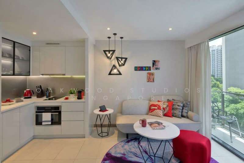 Oakwood Studio Singapore, 18 Mount Elizabeth, Singapore 228514, 18 Mount Elizabeth, Room Rental, 377 sqft, Apartment For Rent, by Mei Phua, 500198422 - Living Room - PropertyGuru.com.sg
