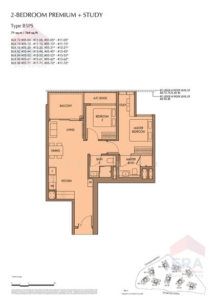 Sengkang Grand Residences, 88 Compassvale Bow, 2 Bedrooms, 764 sqft, Condominium For Sale, by Frederick Yap, 500198429 - PropertyGuru.com.sg