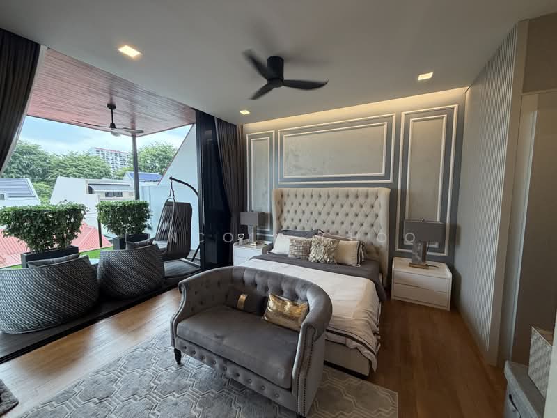 New Listing @ Serangoon Gardens ! 999yrs Modern SD w Basement & Lift @ Kingswear Ave, Serangoon gardens, 5 Bedrooms, 5,500 sqft, Semi-Detached House For Sale, by Lincoln Choo, 500198435 - Bedroom - PropertyGuru.com.sg