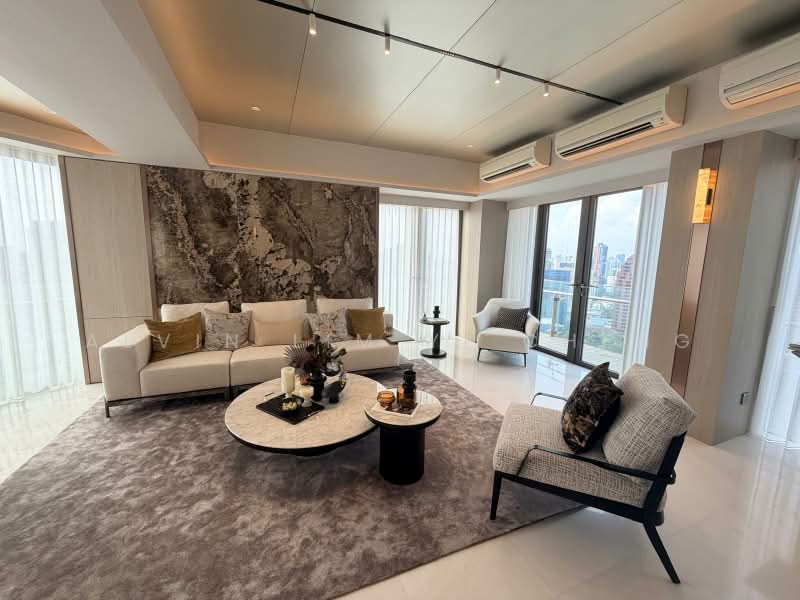 The Lumos, 9 Leonie Hill, 4 Bedrooms, 3,271 sqft, Apartment For Sale, by Alvin Lim Yi Cheng, 500198441 - Living Room - PropertyGuru.com.sg