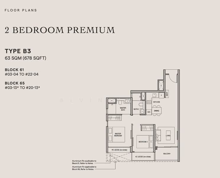 Bloomsbury Residences, 61 Media Circle, 2 Bedrooms, 678 sqft, Apartment For Sale, by Alvin Kwan, 500198447 - PropertyGuru.com.sg