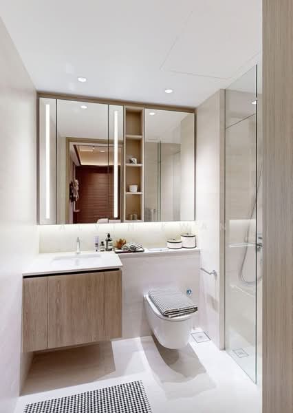 Bloomsbury Residences, 61 Media Circle, 2 Bedrooms, 678 sqft, Apartment For Sale, by Alvin Kwan, 500198447 - Bathroom - PropertyGuru.com.sg