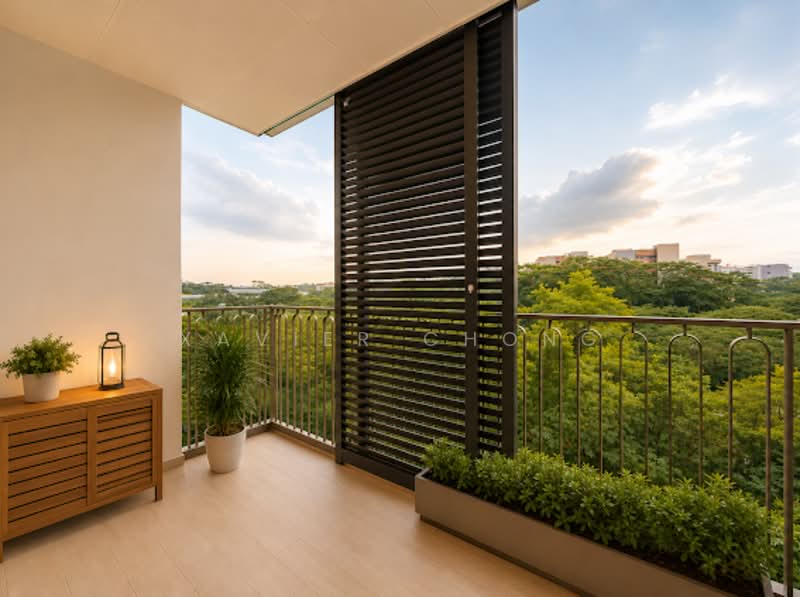 Westwood Residences EC, 180 Westwood Avenue, 3 Bedrooms, 1,033 sqft, Condominium For Rent, by Xavier Chong, 500198454 - Balcony - PropertyGuru.com.sg