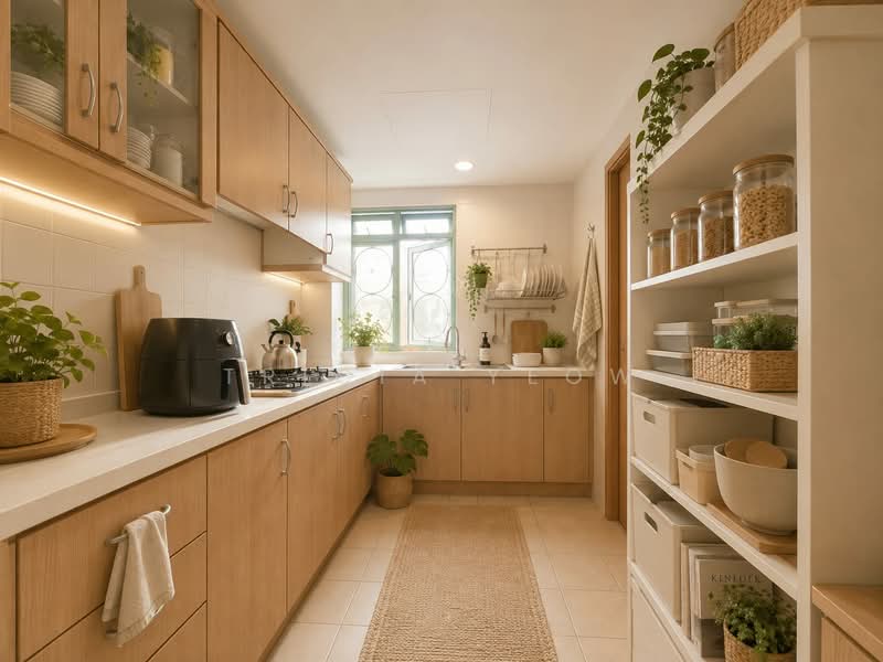 Ballota Park Condo, 156 Mariam Way, 3 Bedrooms, 1,281 sqft, Condominium For Sale, by Tricia Yeow, 500198587 - Kitchen - PropertyGuru.com.sg