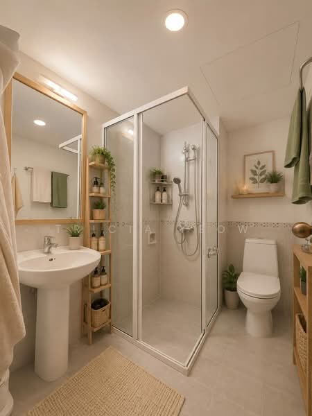 Ballota Park Condo, 156 Mariam Way, 3 Bedrooms, 1,281 sqft, Condominium For Sale, by Tricia Yeow, 500198587 - Bathroom - PropertyGuru.com.sg