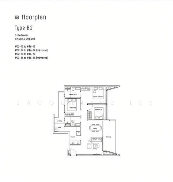 The Amore, 55 Edgedale Plains, 3 Bedrooms, 990 sqft, Executive Condominium For Sale, by Jacqueline Lee, 500198605 - PropertyGuru.com.sg