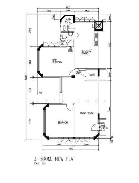 215 Jurong East Street 21, 215 Jurong East Street 21, 2 Bedrooms, 883 sqft, HDB Flat For Sale, by Alvin Chua, 500198631 - PropertyGuru.com.sg