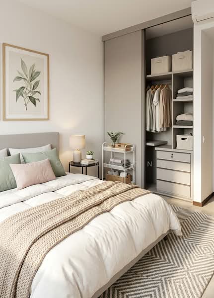 One Pearl Bank, 1 Pearl Bank, 2 Bedrooms, 743 sqft, Condominium For Rent, by Roland Ong, 500198678 - Bedroom - PropertyGuru.com.sg