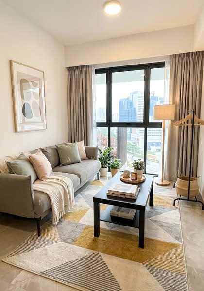 One Pearl Bank, 1 Pearl Bank, 2 Bedrooms, 743 sqft, Condominium For Rent, by Aly Ho, 500198691 - Living Room - PropertyGuru.com.sg