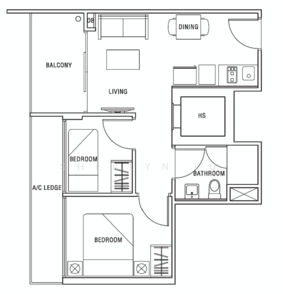 Melosa, 28 Lorong 28 Geylang, 2 Bedrooms, 538 sqft, Condominium For Sale, by Sherlyn Lu, 500198725 - PropertyGuru.com.sg
