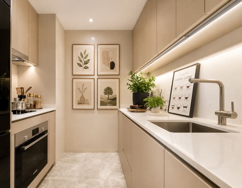 Pinetree Hill, 30 Pine Grove, 3 Bedrooms, 969 sqft, Condominium For Sale, by Ethel Lim, 500198760 - Kitchen - PropertyGuru.com.sg