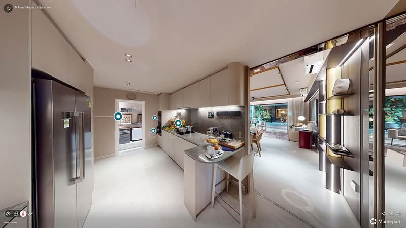 River Modern, River Galley Green, 4 Bedrooms, 1,830 sqft, Condominium For Sale, by Nicole Lim, 500198789 - Kitchen - PropertyGuru.com.sg