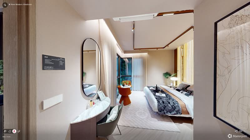 River Modern, River Galley Green, 4 Bedrooms, 1,830 sqft, Condominium For Sale, by Nicole Lim, 500198789 - Bedroom - PropertyGuru.com.sg