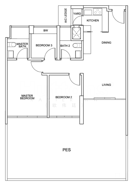 Centro Residences, 59 Ang Mo Kio Avenue 8, 3 Bedrooms, 1,356 sqft, Condominium For Sale, by Xavier Aw (欧伟廷), 500198864 - PropertyGuru.com.sg