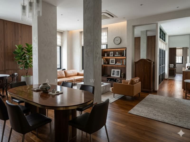 The Meyer Place, 2 Meyer Place, 3 Bedrooms, 1,345 sqft, Apartment For Sale, by Andrew Yong, 500198899 - Living Room - For Illustration Only - PropertyGuru.com.sg