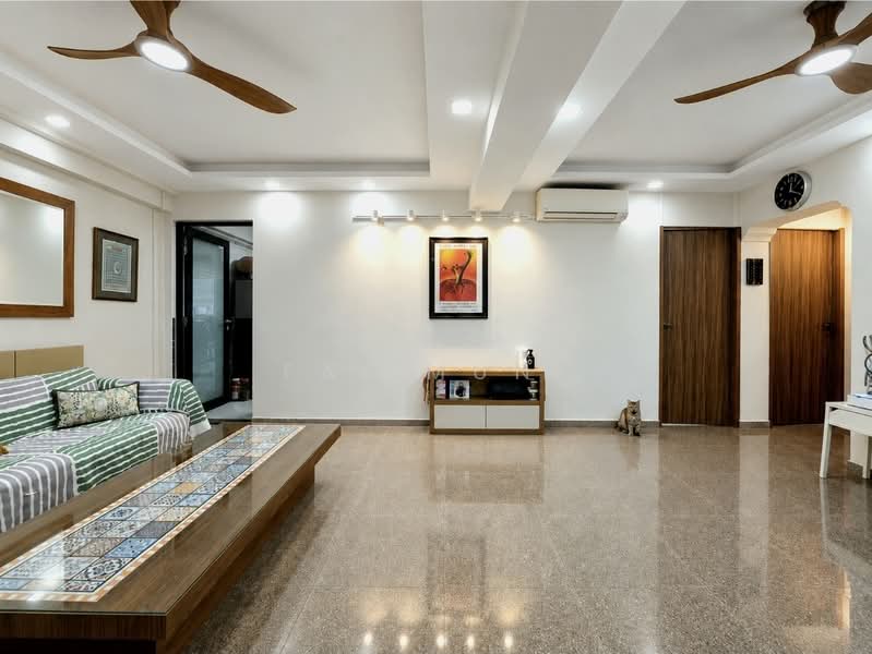 892B Woodlands Drive 50, 892B Woodlands Drive 50, 3 Bedrooms, 1,076 sqft, HDB Flat For Sale, by Fai Muni, 500198935 - Living Room - PropertyGuru.com.sg
