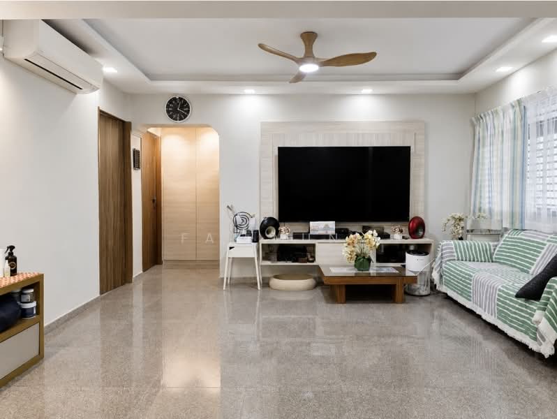 892B Woodlands Drive 50, 892B Woodlands Drive 50, 3 Bedrooms, 1,076 sqft, HDB Flat For Sale, by Fai Muni, 500198935 - Living Room - PropertyGuru.com.sg