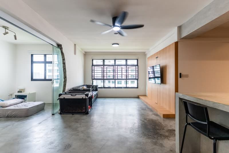 420C Northshore Drive, 420C Northshore Drive, 3 Bedrooms, 1,205 sqft, HDB Flat For Sale, by Jasmine Yee, 500198940 - Living Room - PropertyGuru.com.sg