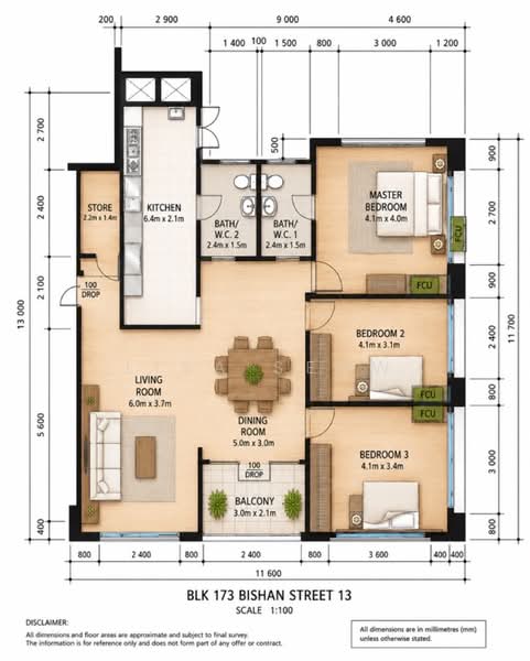 173 Bishan Street 13, 173 Bishan Street 13, 3 Bedrooms, 1,302 sqft, HDB Flat For Sale, by Lisa Seow, 500198943 - PropertyGuru.com.sg