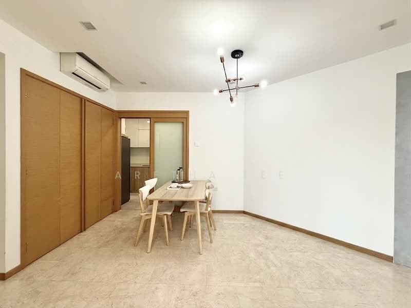 Edelweiss Park Condo, 86 Flora Road, 3 Bedrooms, 1,055 sqft, Condominium For Rent, by Aretha Lee, 500198978 - Dining Room - PropertyGuru.com.sg