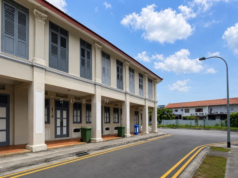 Delicious Joo Chiat/ Everitt Near Park, Lor Changi, Joo Chiat Road, 2 Bedrooms, 1,575 sqft, Conservation House For Rent, by Susan Prior, 500199089 - Exterior - PropertyGuru.com.sg