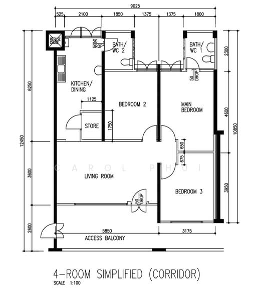 120 Pending Road, 120 Pending Road, 3 Bedrooms, 904 sqft, HDB Flat For Sale, by Carol Phui, 500199118 - PropertyGuru.com.sg