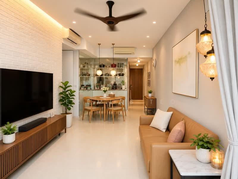 The Crest, 103 Prince Charles Crescent, 2 Bedrooms, 893 sqft, Condominium For Sale, by Jeremias Teo, 500199168 - Living Room - PropertyGuru.com.sg