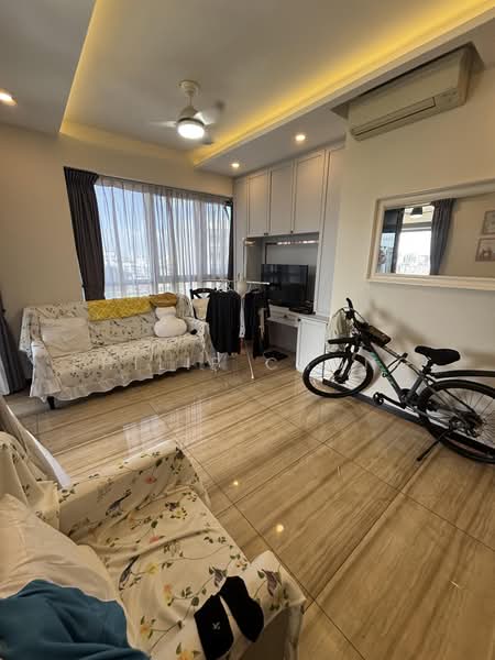 Sims Urban Oasis, 4 Sims Drive, 3 Bedrooms, 1,023 sqft, Condominium For Rent, by Philip Chong, 500199183 - Living Room - PropertyGuru.com.sg