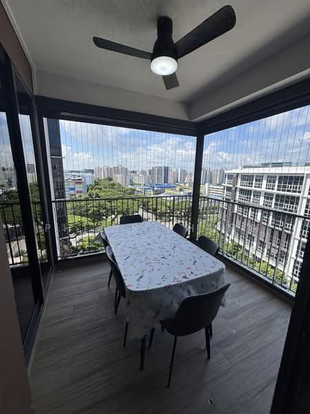 Sims Urban Oasis, 4 Sims Drive, 3 Bedrooms, 1,023 sqft, Condominium For Rent, by Philip Chong, 500199183 - Balcony - PropertyGuru.com.sg